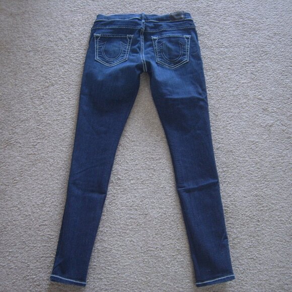 Like New Excellent Condition True Religion Women Jeans sz 27 Made in USA - Picture 2 of 4